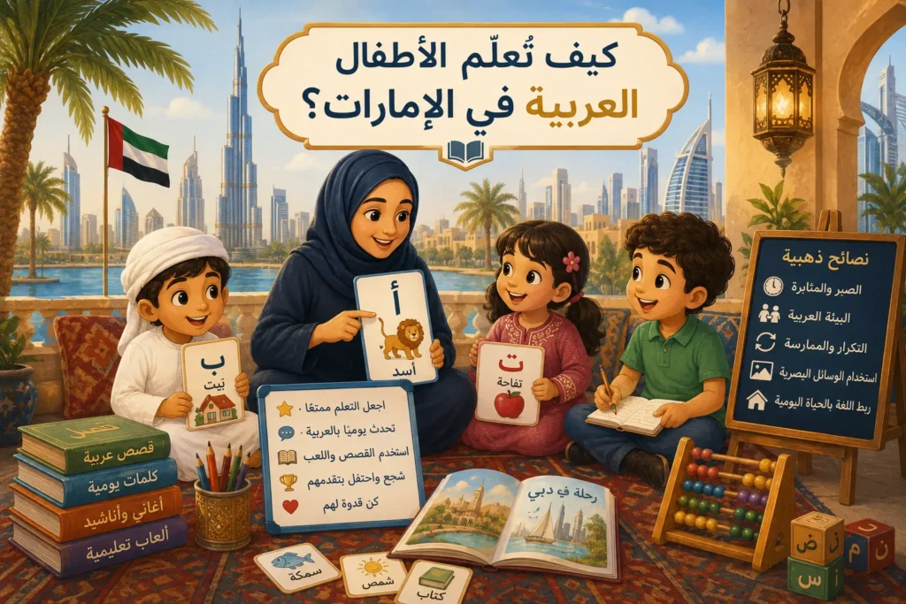 How to Teach Kids Arabic in the UAE?