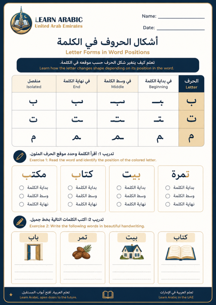 Arabic Worksheets for Kids - A Complete Guide 2 image 154