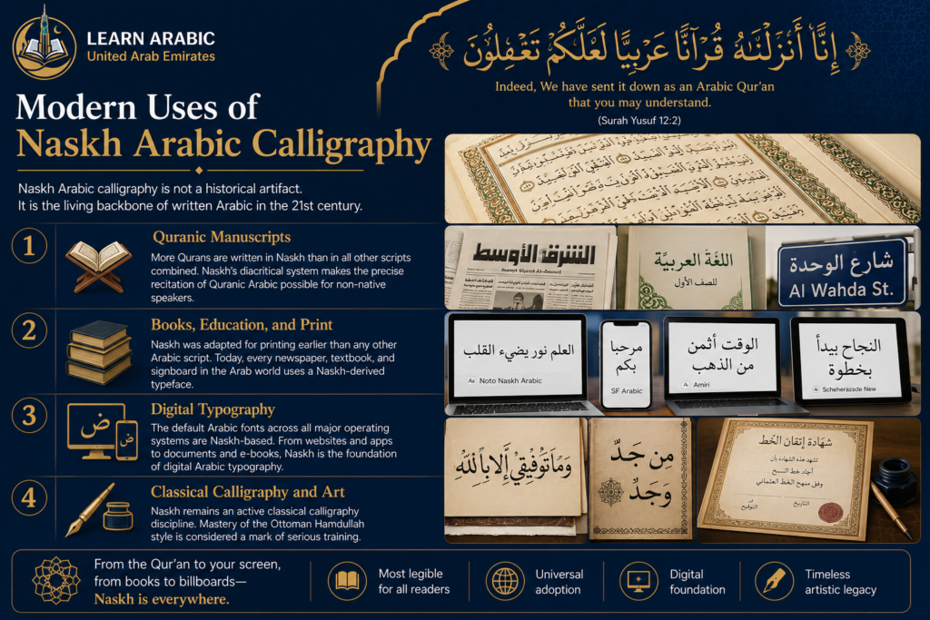 Arabic Calligraphy Naskh – The Complete Guide to Islam's Most Enduring Script 6 image 236