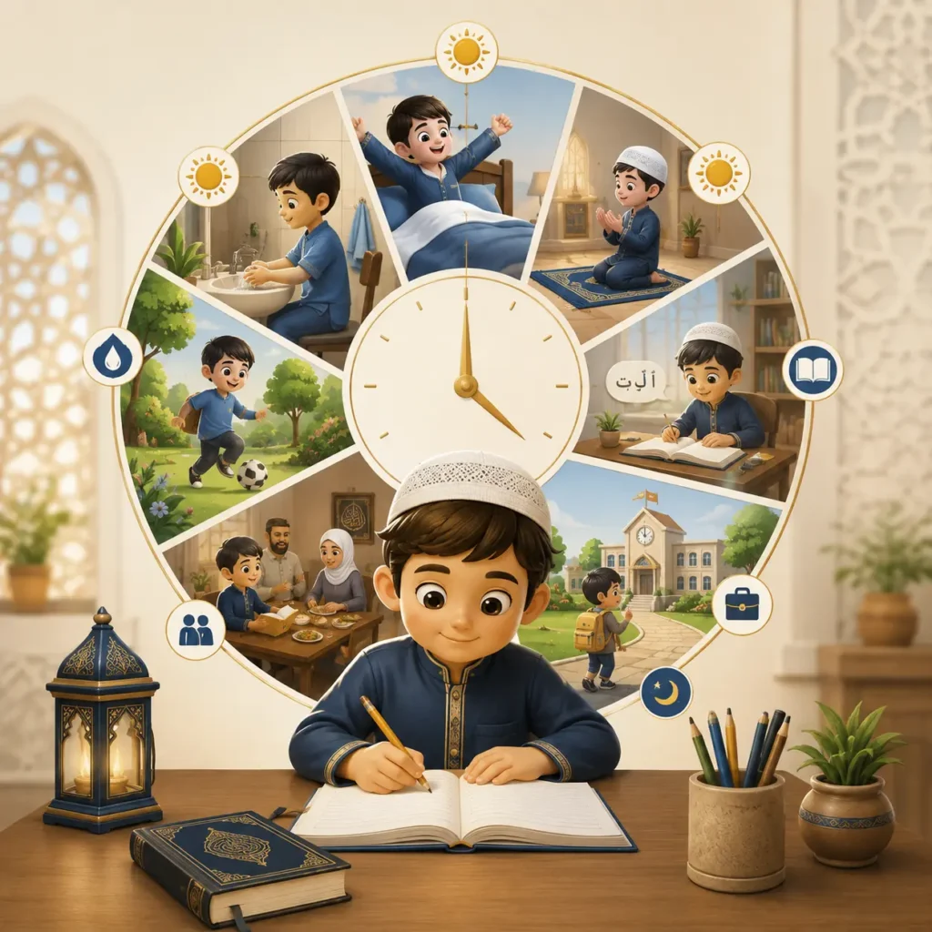 Daily Routine In Arabic For Kids