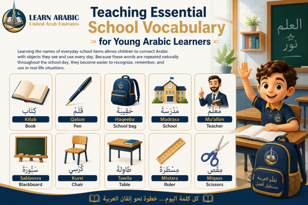 Essential Arabic Vocabulary for Kids 3 image 1