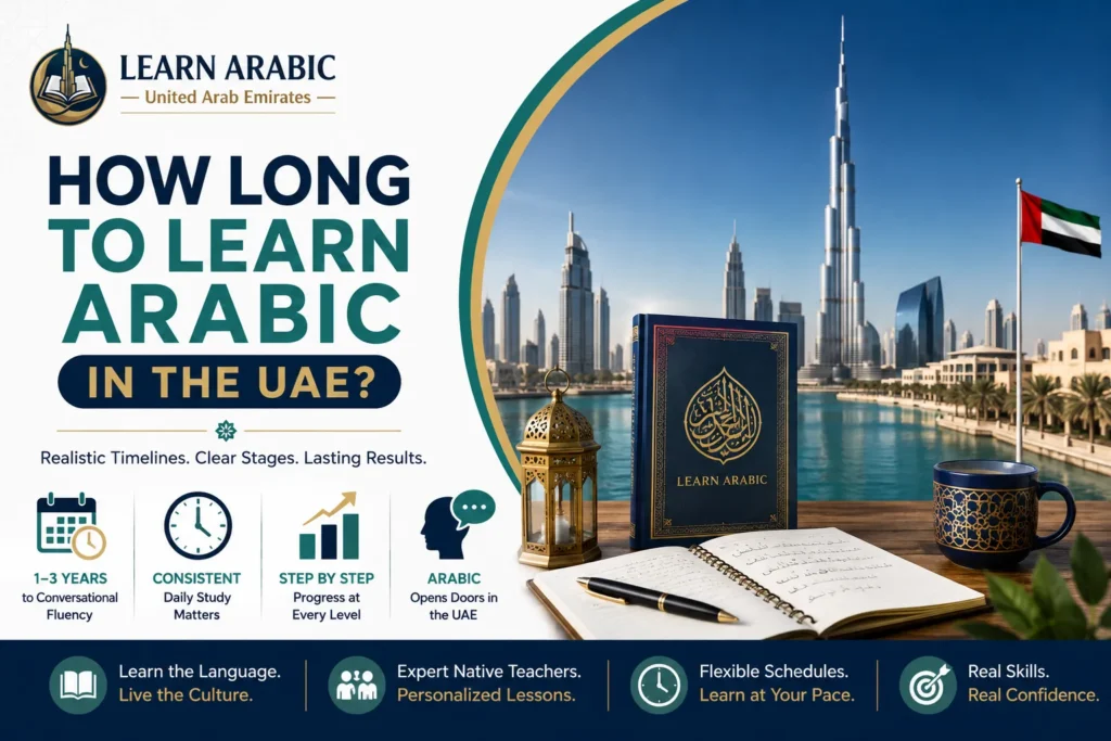 How long to learn Arabic in the UAE?   